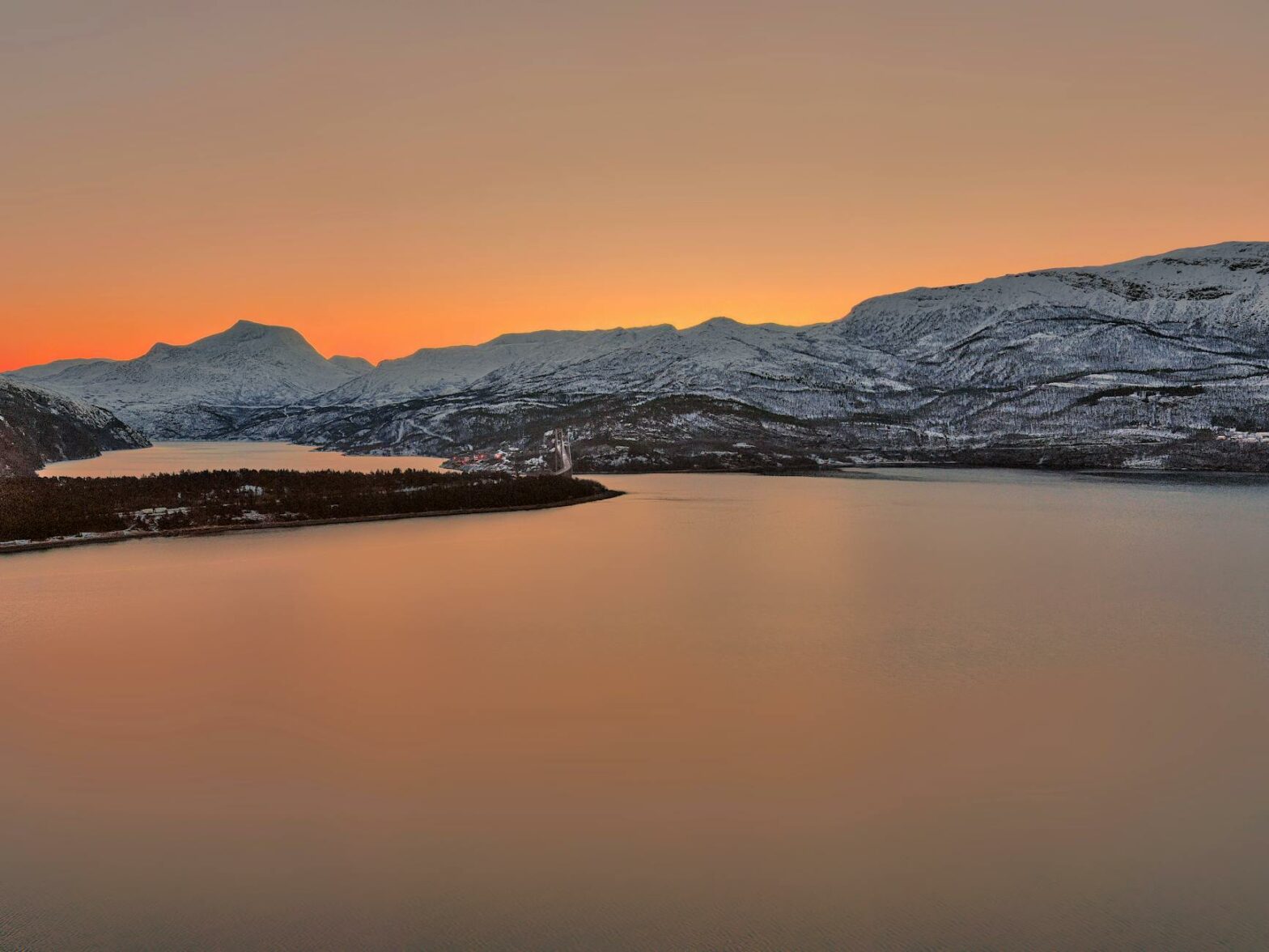 calm body of water