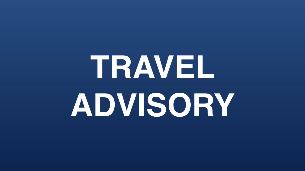 NOTICE State Department Global Travel Advisory Resources For Life
